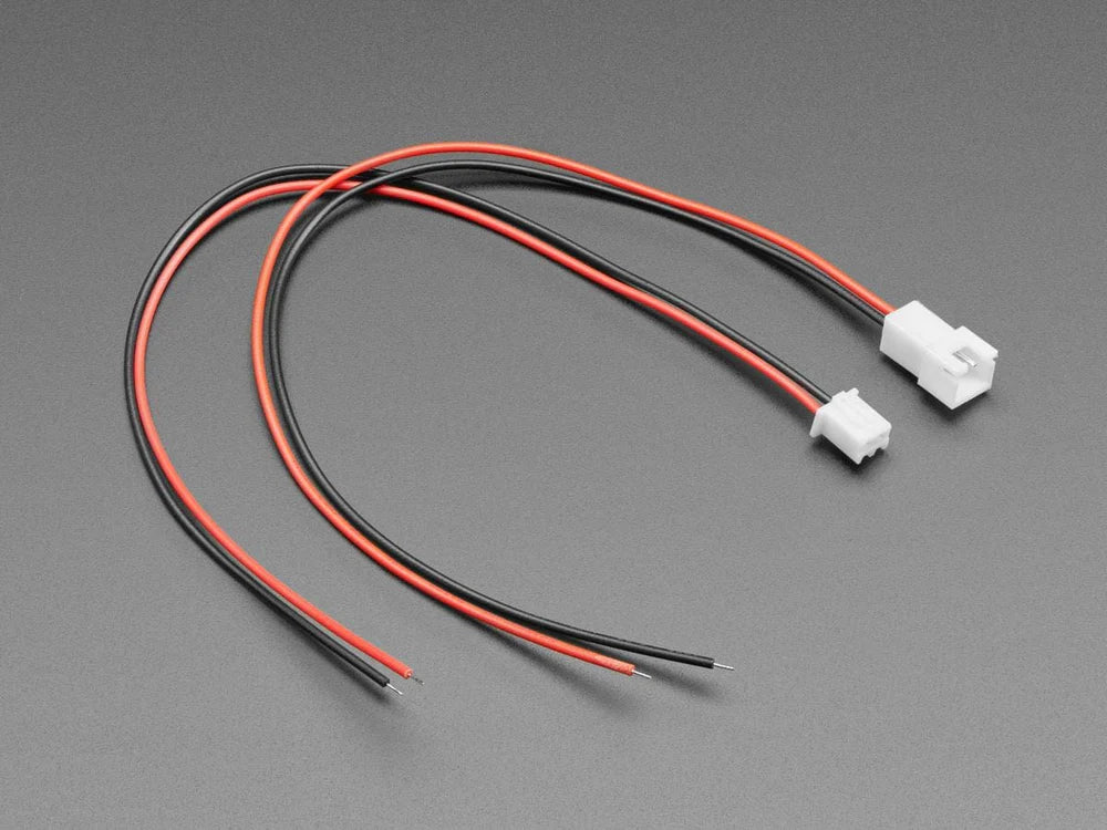 XH 2.0mm Male + Female Battery Charging Cable 2 pin Voltaat