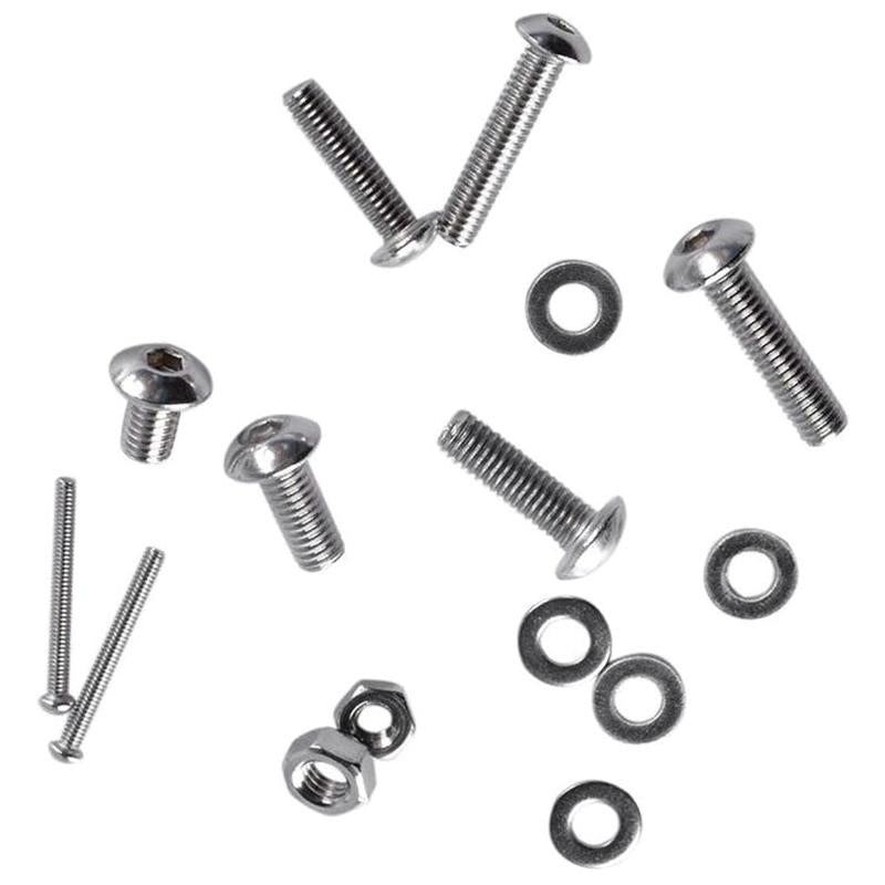 Ceramic Hexagon Screws M2 To M16 – Alumina Zirconia Hex Bolts – 1 Piece (Select Size)