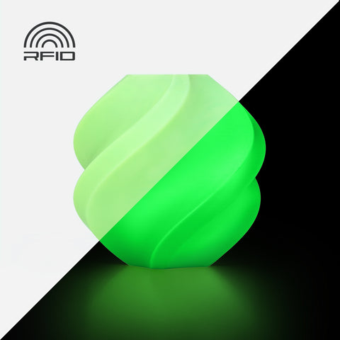 Bambu Lab 3DP_Filaments Bambu Lab Glow in Dark Green Filament - 1 KG - 1.75 mm