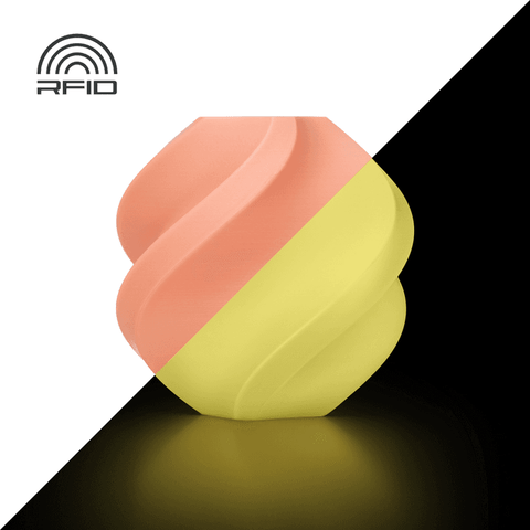 Bambu Lab 3DP_Filaments Bambu PLA Glow in Dark Filament 1 KG - Orange