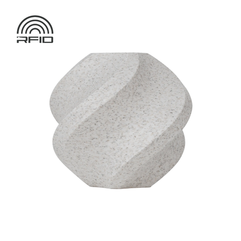 Bambu Lab 3DP_Filaments Bambu PLA Marble 1KG - White Marble