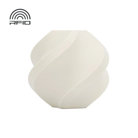 Bambu Lab 3DP_Filaments Bambu PLA Matte Filament 1KG - Ivory White