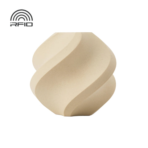 Bambu Lab 3DP_Filaments Bambu PLA Wood Filament 1KG -White Oak