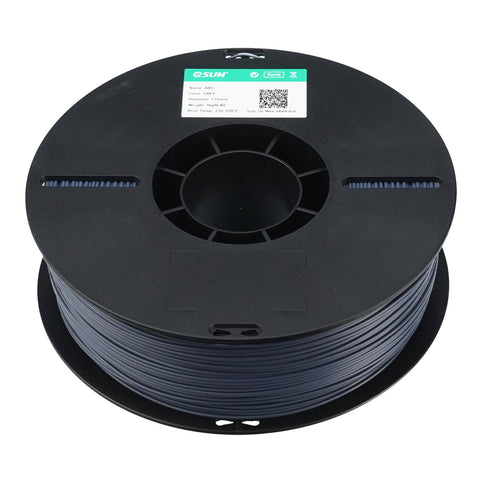 eSun Grey ABS+ Filament - 1 KG - 1.75 mm eSun Grey ABS+ Filament - 1 KG - 1.75 mm