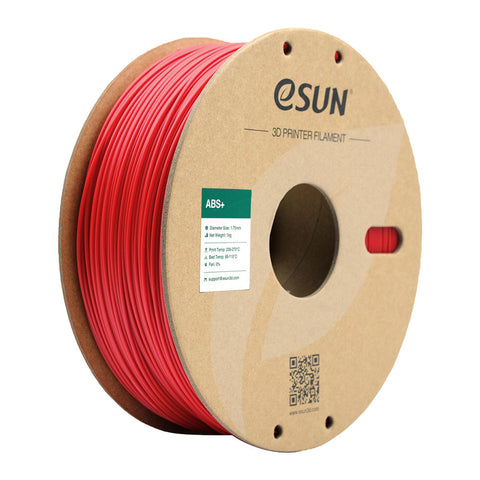 eSun Red ABS+ Filament - 1 KG - 1.75 mm eSun Red ABS+ Filament - 1 KG - 1.75 mm