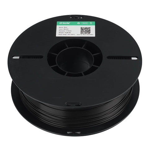 eSun Black PLA+ Filament - 1 KG - 1.75 mm eSun Black PLA+ Filament - 1 KG - 1.75 mm