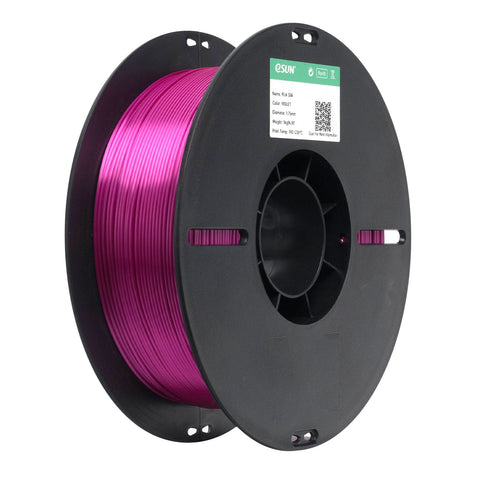 Esun 3DP_Filaments eSun PLA Silk Violet Filament - 1 KG - 1.75 mm