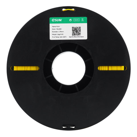 eSun Yellow PLA+ Filament - 1 KG - 1.75 mm eSun Yellow PLA+ Filament - 1 KG - 1.75 mm