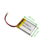 Local PWR_Lithium_Batt_BMS Lithium-Ion Polymer Battery – 3.7V 1200mAh with JST-PH Connector