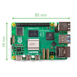 Raspberry Pi Foundation DEVB_RPI Raspberry Pi 5 Single Board Computer – Quad Core ARM Processor