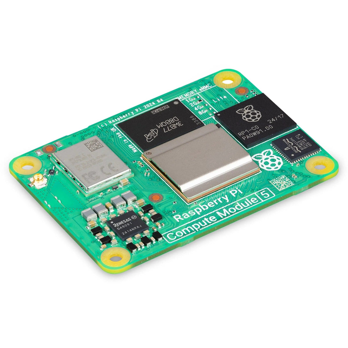 Raspberry Pi Compute Module 5 Single-Board Computer – Industrial Form ...