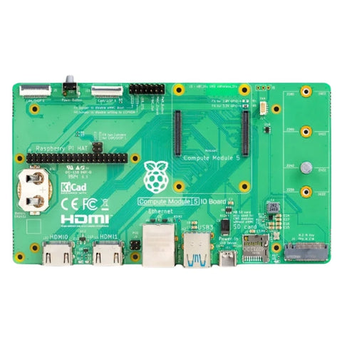 Raspberry Pi Compute Module 5 IO Board – Development Carrier Board ...
