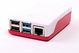 Raspberry Pi Foundation Raspberry Pi 4 Protective Case – Red and White