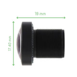 Raspberry Pi Foundation Raspberry Pi High Quality Camera Wide Angle Lens – 12MP, 2.7mm M12 Mount