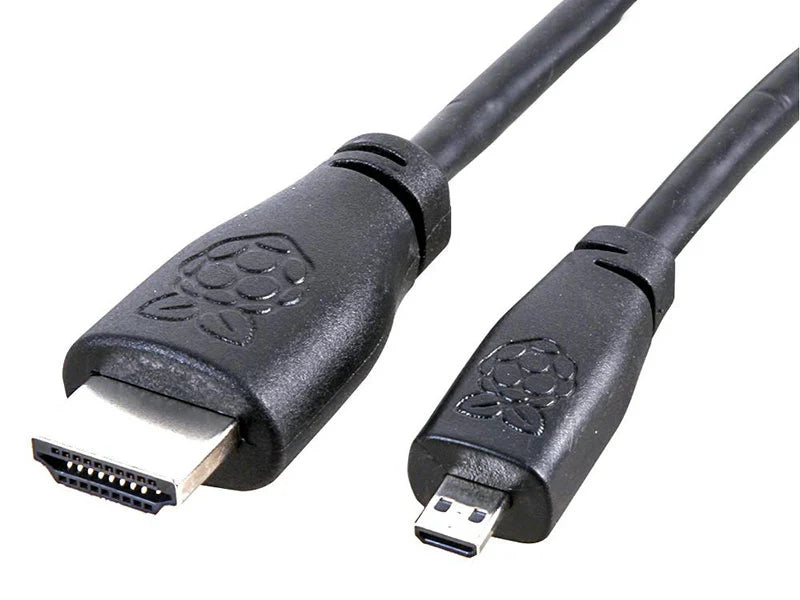 Cable Raspberry Raspberry Pi Micro-HDMI to Standard HDMI Cable – 2 m – Voltaat