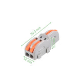 Voltaat 2-Way Fast Wire Splitter – 1 Input 2 Output Lever Connector
