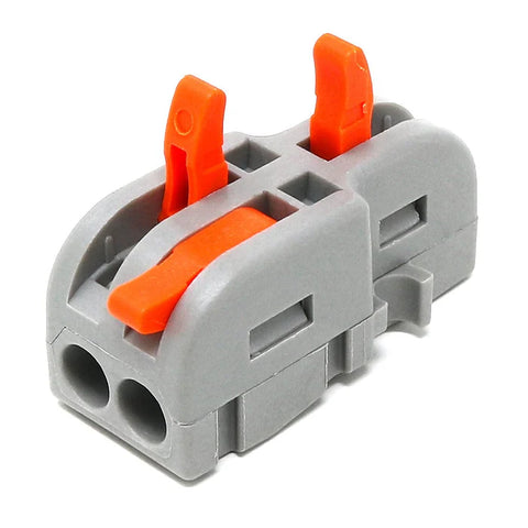 2-Way Fast Wire Splitter – 1 Input 2 Output Lever Connector 2-Way Fast Wire Splitter – 1 Input 2 Output Lever Connector