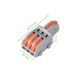Voltaat 3-Way Fast Wire Splitter – 1 Input 3 Output Lever Connector