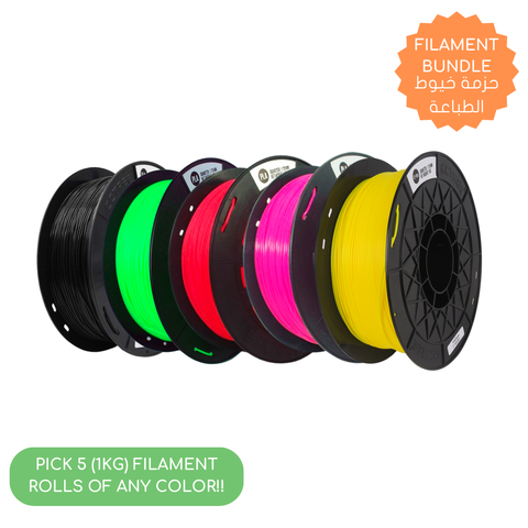 Voltaat 3DP_Filaments 3D printer 1KG filament bundle (Buy 4 and 1 Free) - Any color (PLA)