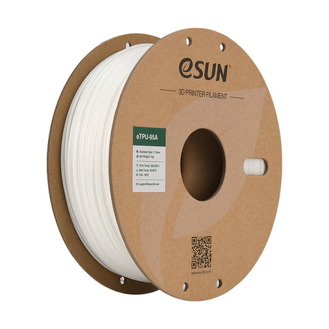 Voltaat 3DP_Filaments eSun White eTPU Filament - 1 KG - 1.75 mm