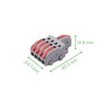 Voltaat 4-Way Fast Wire Splitter – 1 Input 4 Output Connector