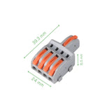 Voltaat 4-Way Fast Wire Splitter – 1 Input 4 Output Connector