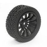 Voltaat Black 65mm Rubber Wheel with metal coupler