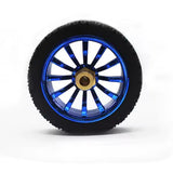 Voltaat Black 65mm Rubber Wheel with metal coupler