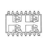 Voltaat CHIPS_Digital_logic 74279 Quad Set-Reset Latch Logic IC