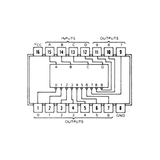 Voltaat CHIPS_Digital_logic 7442 BCD to Decimal Decoder Logic IC