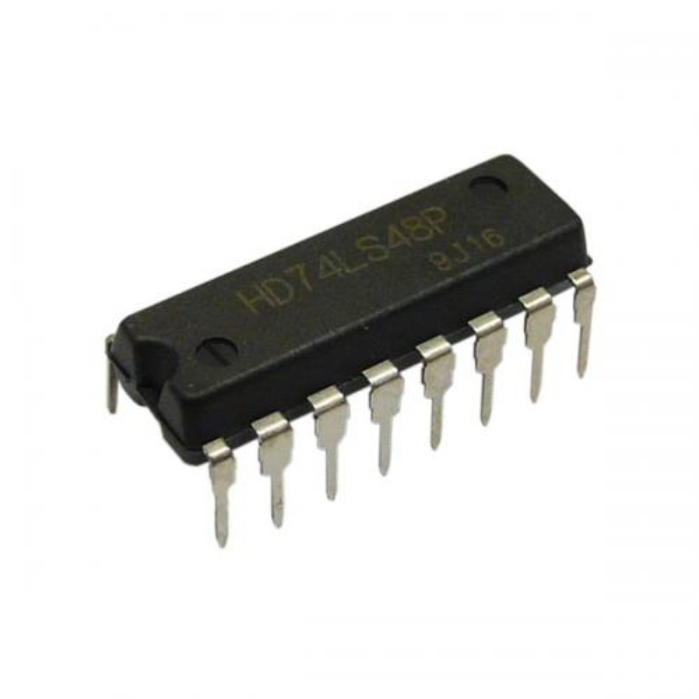 7448 BCD to 7-Segment Decoder/Driver IC – Voltaat