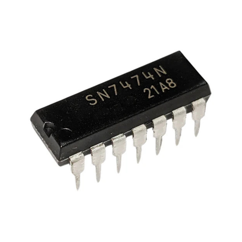 Voltaat CHIPS_Digital_logic 7474 Dual D-Type Flip-Flop Logic IC