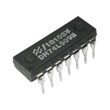 Voltaat CHIPS_Microcontrollers_Gates 7409 Quad 2-Input AND Gate Logic IC, Open-Collector