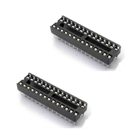 Voltaat CHIPS_Others 28-Pin IC Socket Through-Hole - 2 Pieces