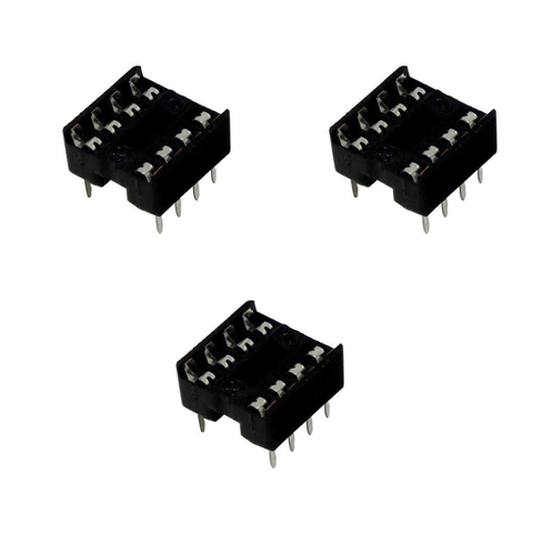 Voltaat CHIPS_Others 8-Pin IC Socket Through-Hole - 3 Pieces