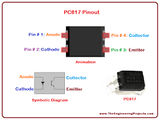 Voltaat CHIPS_Others PC817 Optocoupler DIP-4 Phototransistor Output - 2 Pieces