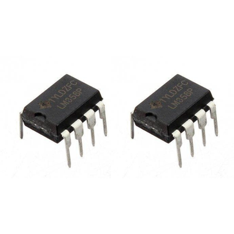 Voltaat CHIPS_Trans_OPAMP Texas Instruments LM358 Dual Operational Amplifier IC (2 Pieces)
