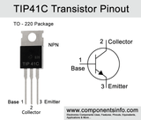 Voltaat CHIPS_Trans_OPAMP TIP41 NPN Power Bipolar Junction Transistor