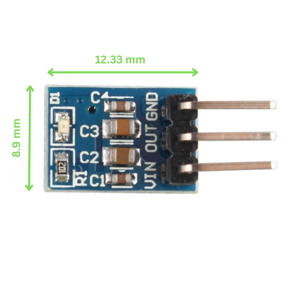 3.3V Linear Voltage Regulator Module – Compact LDO Power Supply Board ...