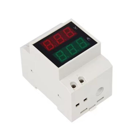 Voltaat Clearance Sale:  D52-2042 Din Rail Voltmeter Ammeter AC80-300V AC0-100A