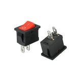 Voltaat comp_button_switches 2 Position Rocker Switch – 250V 3A Red 2 Pin