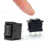 Voltaat comp_button_switches 3 Position Rocker Switch – DPDT ON OFF ON 6A 250V Black