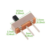 Voltaat comp_button_switches Mini Slide Switch – SPDT 3 Pin ON-ON 3mm (3 PCS)