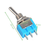 Voltaat comp_button_switches Mini Toggle Switch – SPST 2 Position 3 Pin 6A 125V