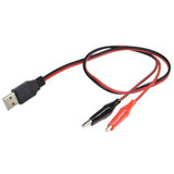 Voltaat COMP_Cables_Connectors Alligator Clip to USB Male Power Cable – 40cm
