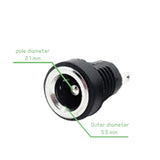 Voltaat COMP_Cables_Connectors DC Jack Socket Female – 5.5mm jack and 2.1mm center pole diameter