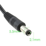 Voltaat COMP_Cables_Connectors DC Male Jack Extension Cable – 5.5 × 2.1 mm