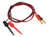 Voltaat COMP_Cables_Connectors Test Hook Clip to Banana Plug – 4mm Connector Test Lead