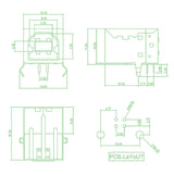 Voltaat COMP_Cables_Connectors USB Type-B Female Connector – Through-Hole PCB Mount