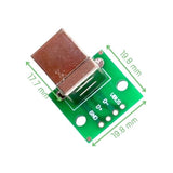 Voltaat COMP_Cables_Connectors USB Type-B Female to DIP Adapter Board